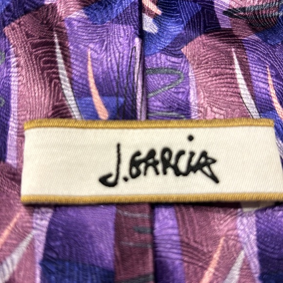 J. Garcia Chicken & Cat Collection Forty 100% Silk TIE (Jerry Garcia) Beautiful - Picture 4 of 6